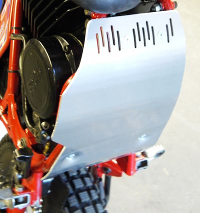 Fantic 200 Trial Bike Sump Guard And Mounting Bracket